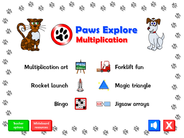 Paws Explore: Multiplication